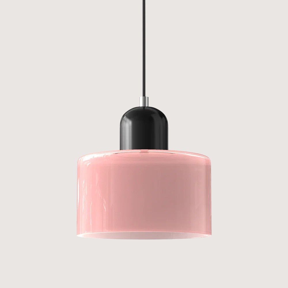 Modern taklampa i glas