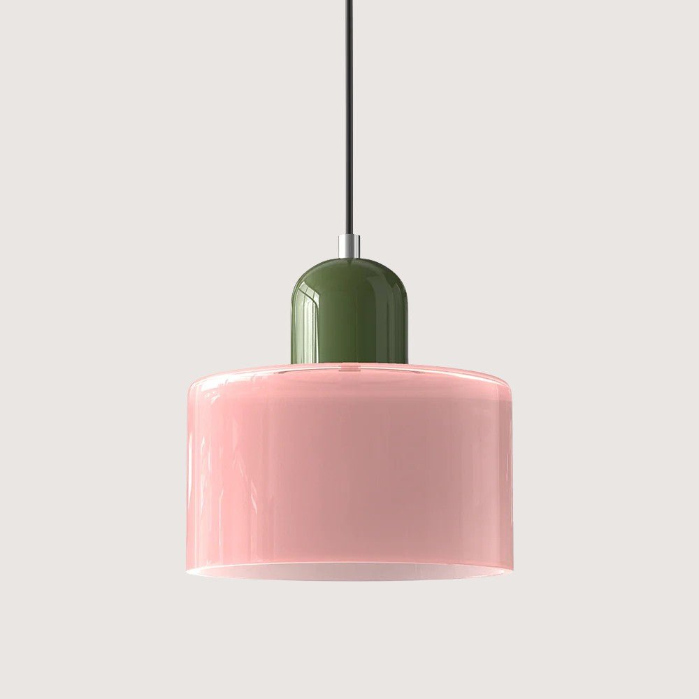 Modern taklampa i glas
