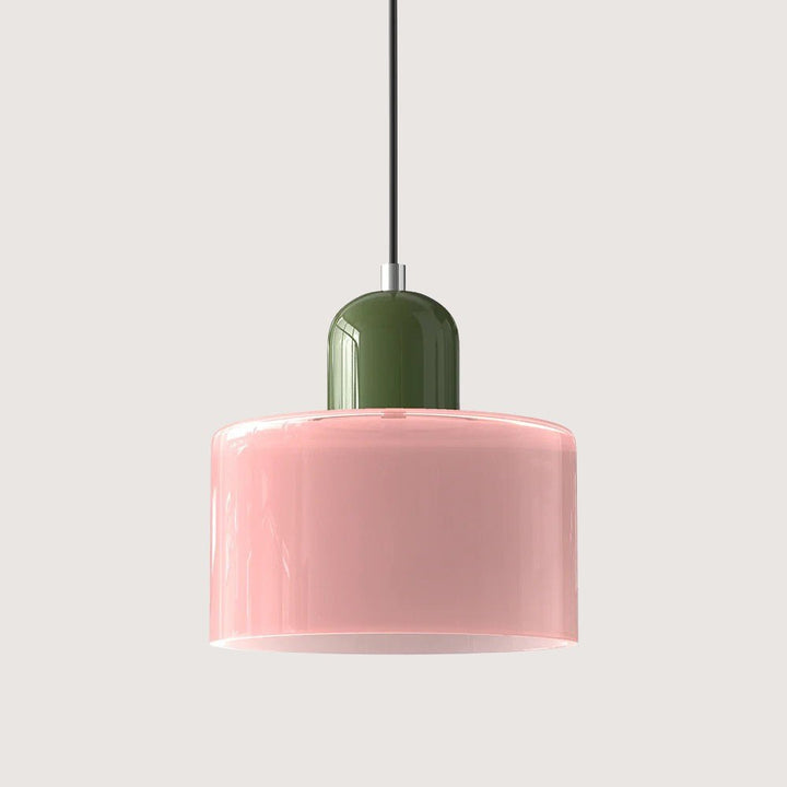 Modern taklampa i glas