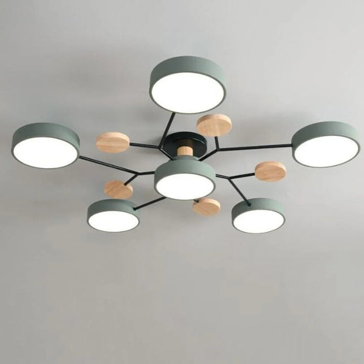 Modern LED-ljuskrona för vardagsrummet