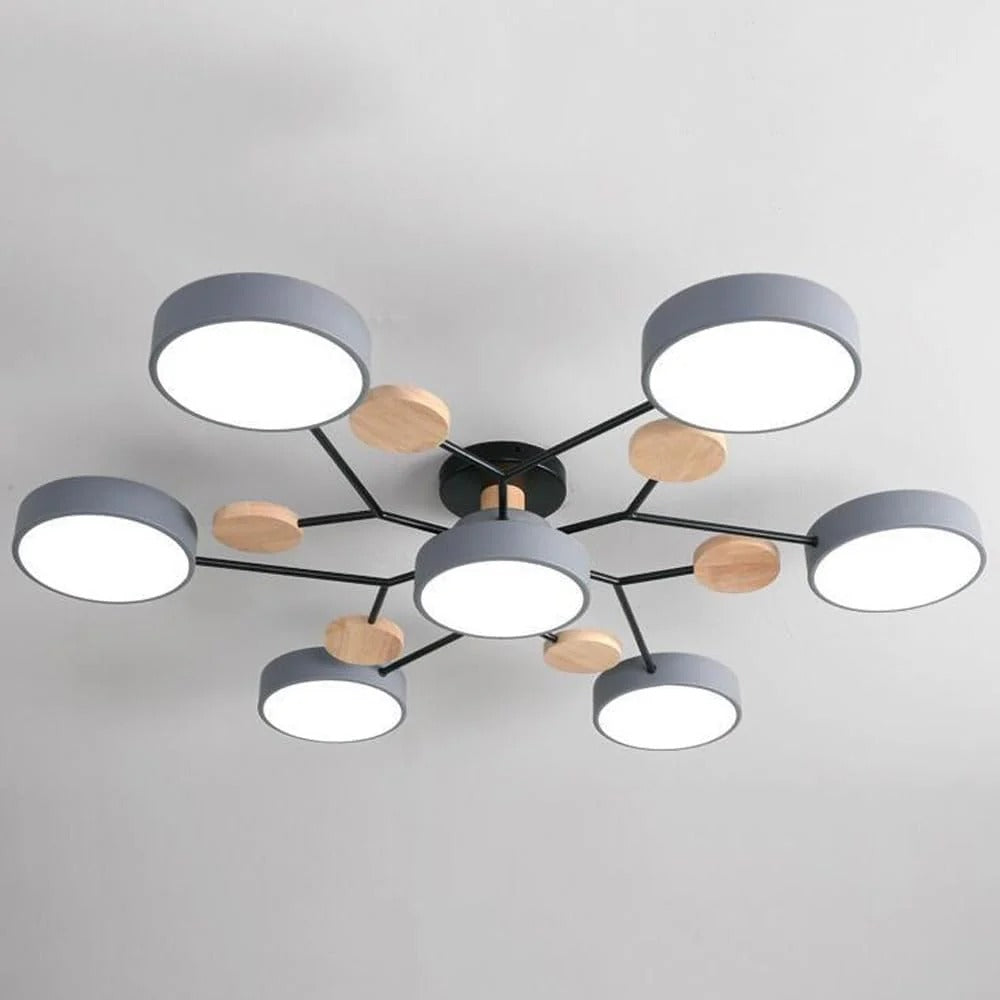 Modern LED-ljuskrona för vardagsrummet