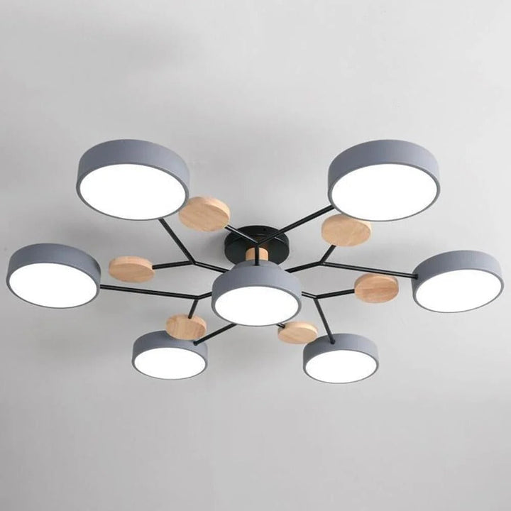 Modern LED-ljuskrona för vardagsrummet