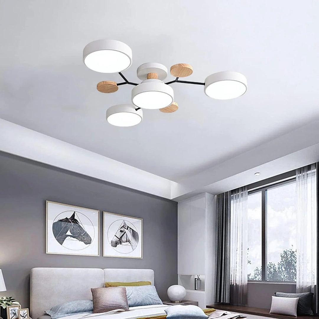 Modern LED-ljuskrona för vardagsrummet