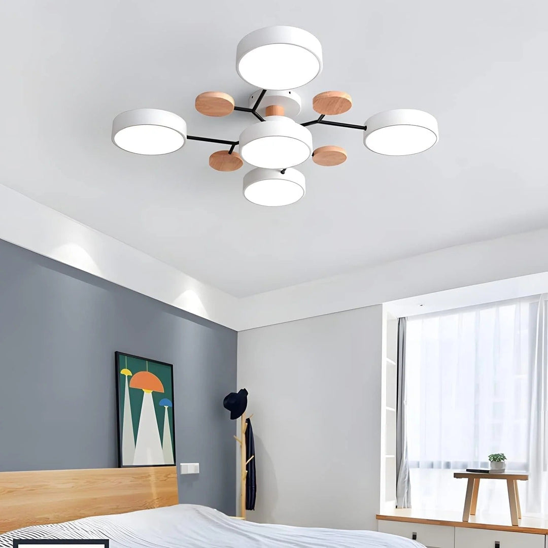 Modern LED-ljuskrona för vardagsrummet