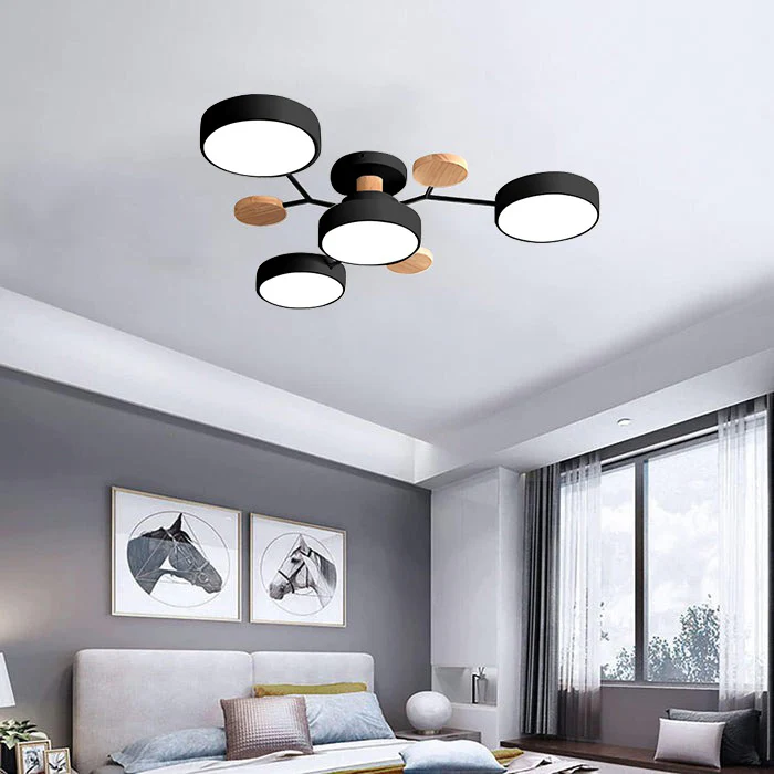 Modern LED-ljuskrona för vardagsrummet