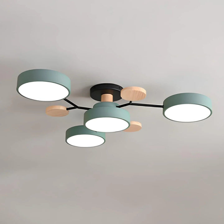 Modern LED-ljuskrona för vardagsrummet