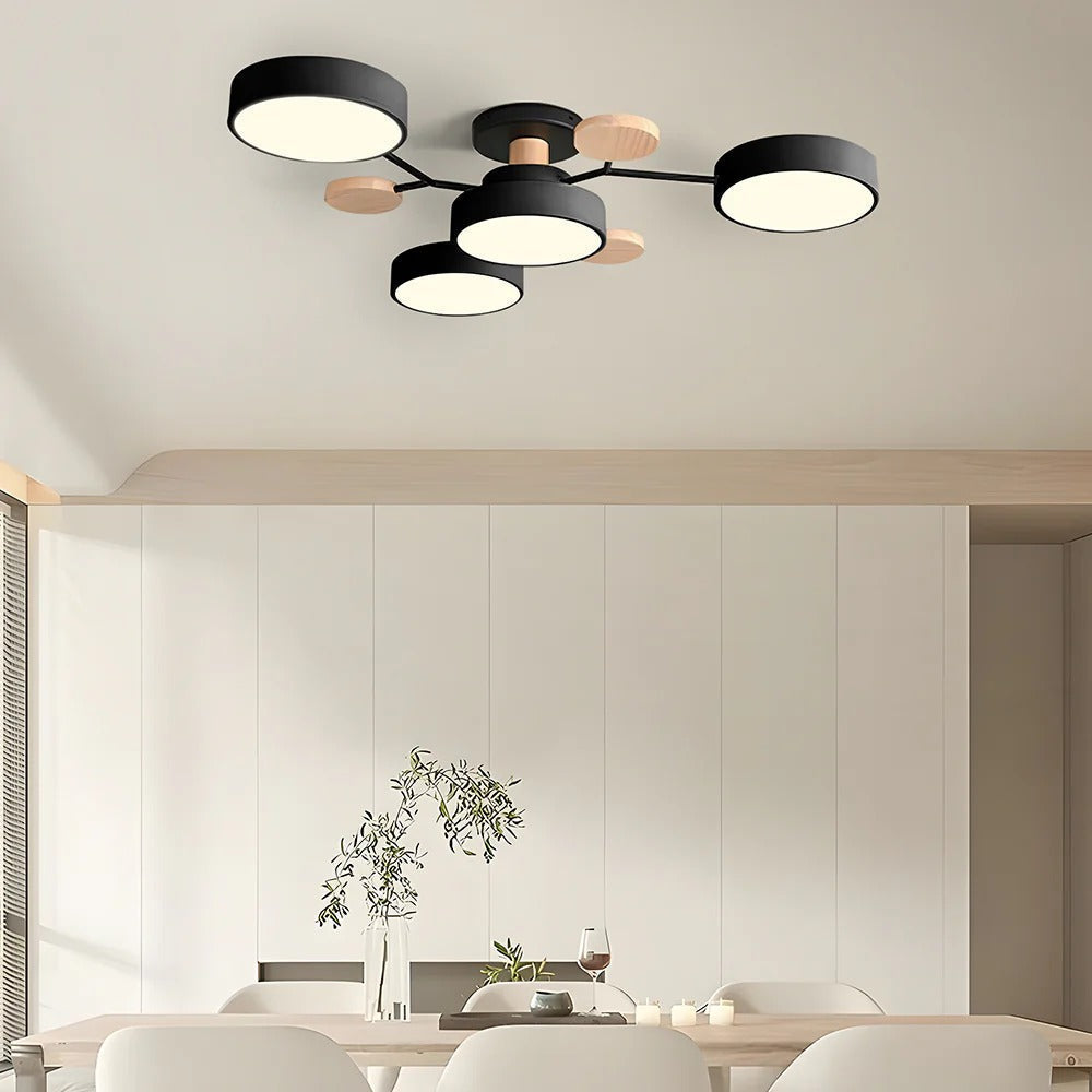 Modern LED-ljuskrona för vardagsrummet
