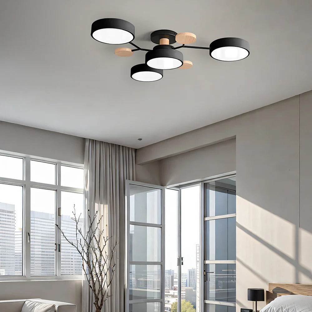 Modern LED-ljuskrona för vardagsrummet