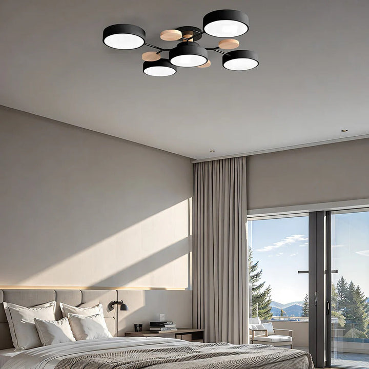 Modern LED-ljuskrona för vardagsrummet
