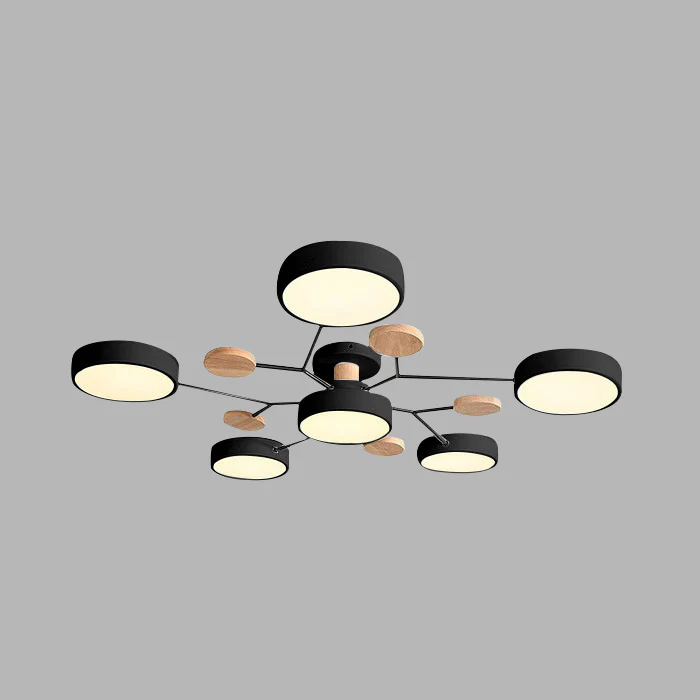 Modern LED-ljuskrona för vardagsrummet