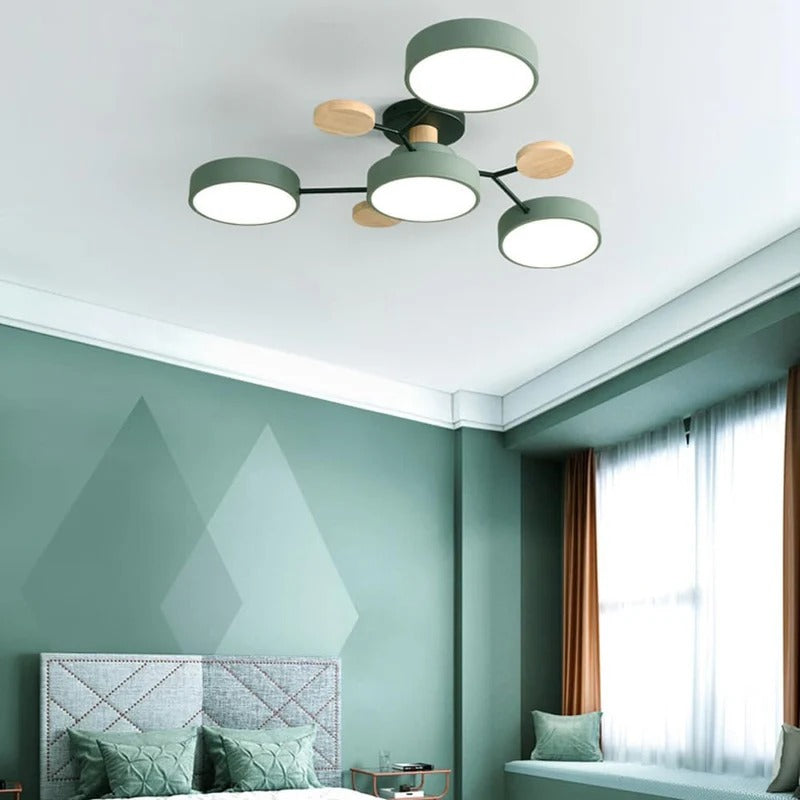 Modern LED-ljuskrona för vardagsrummet