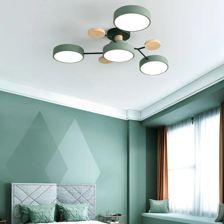 Modern LED-ljuskrona för vardagsrummet
