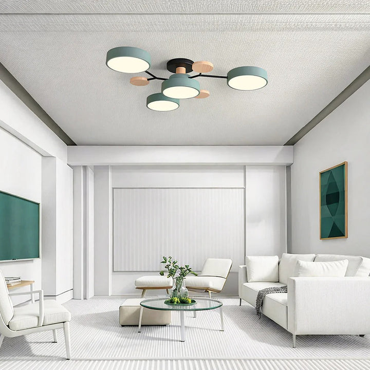 Modern LED-ljuskrona för vardagsrummet