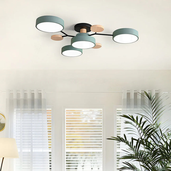 Modern LED-ljuskrona för vardagsrummet