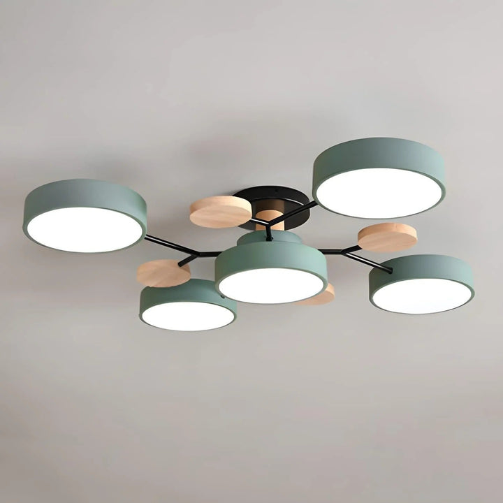 Modern LED-ljuskrona för vardagsrummet