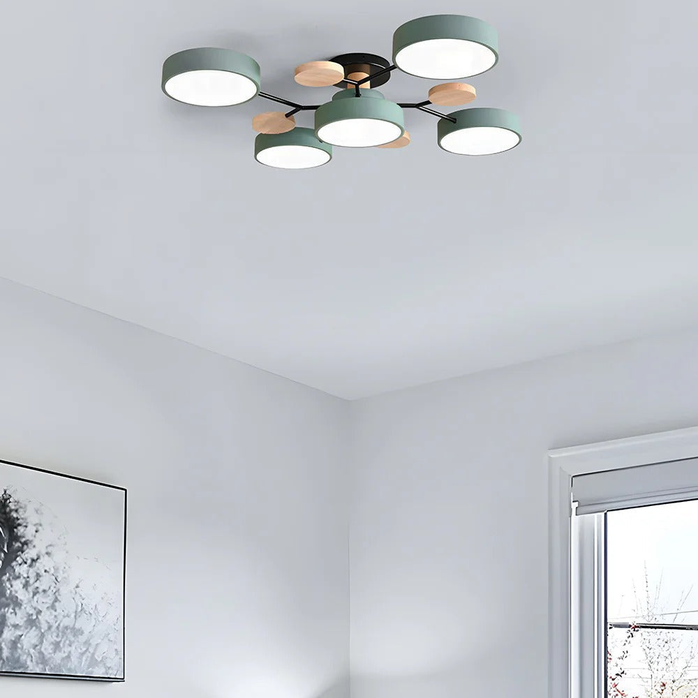 Modern LED-ljuskrona för vardagsrummet