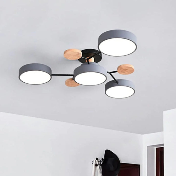 Modern LED-ljuskrona för vardagsrummet