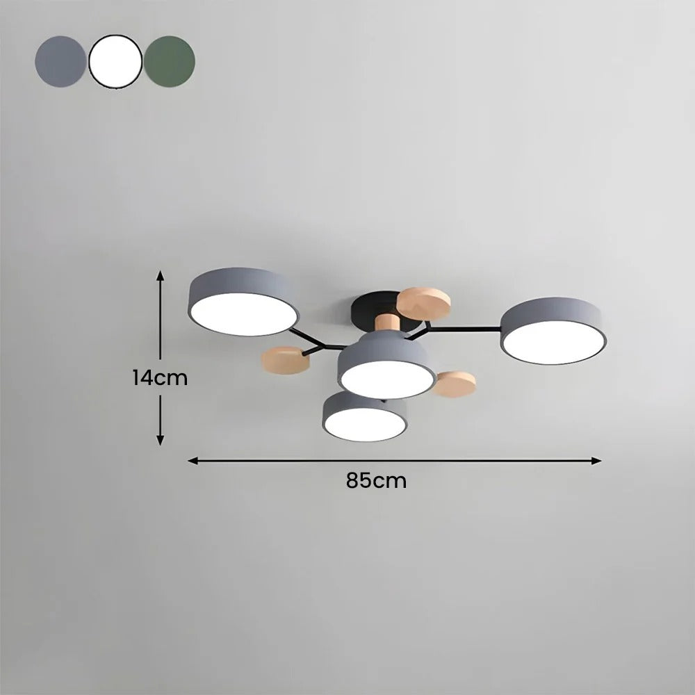 Modern LED-ljuskrona för vardagsrummet