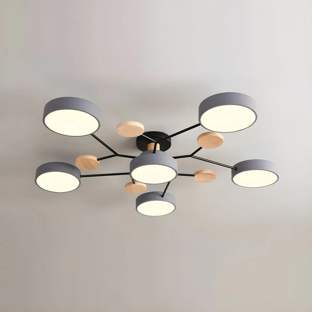Modern LED-ljuskrona för vardagsrummet