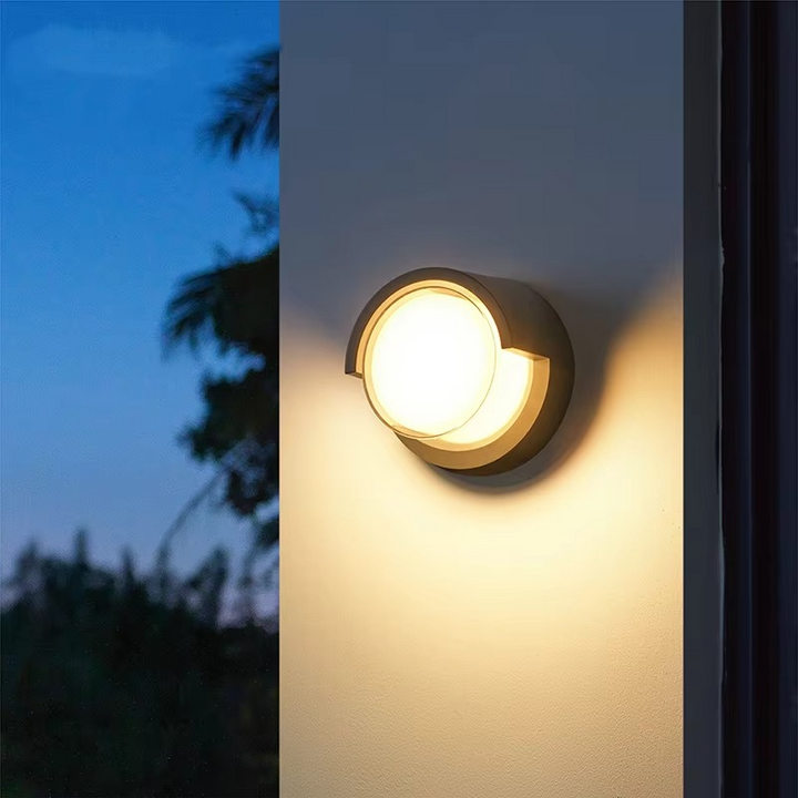 Utomhusvägglampa med rörelsesensor – Modern design