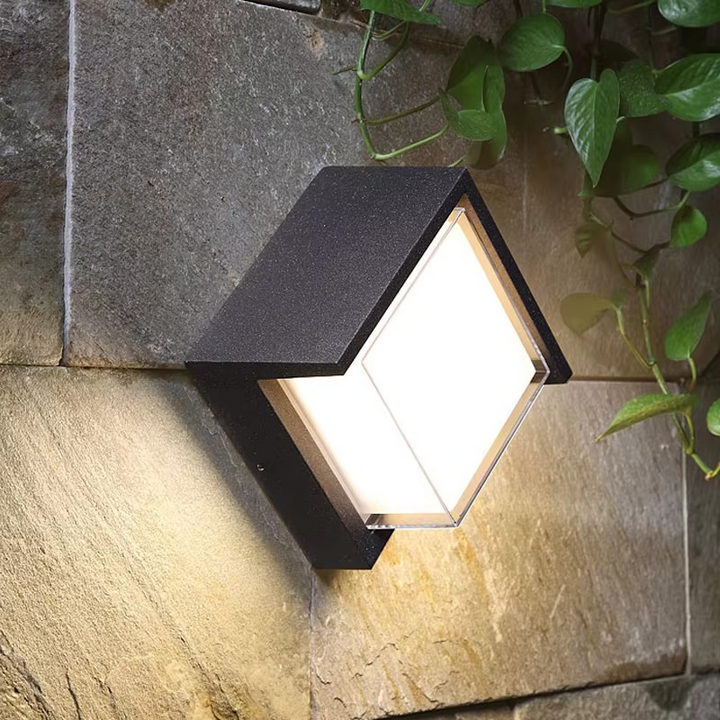 Utomhusvägglampa med rörelsesensor – Modern design