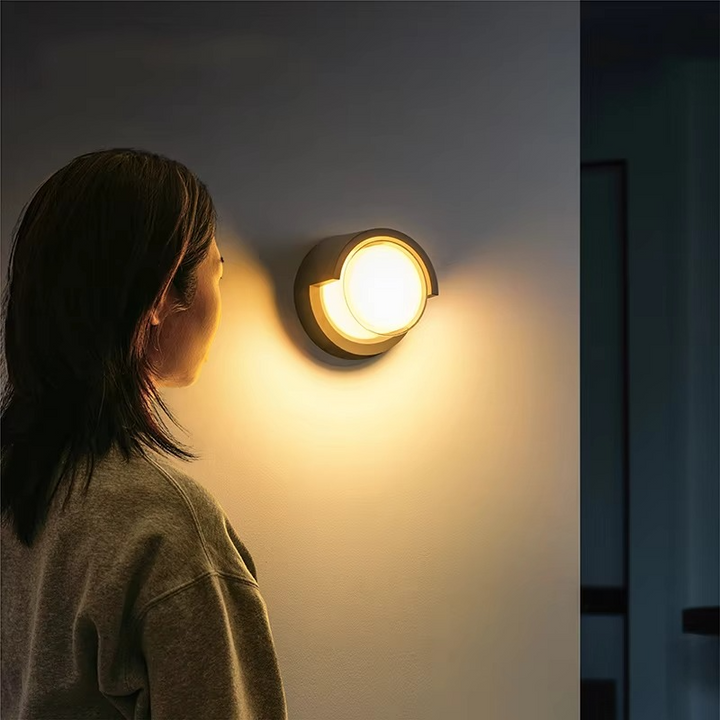 Utomhusvägglampa med rörelsesensor – Modern design