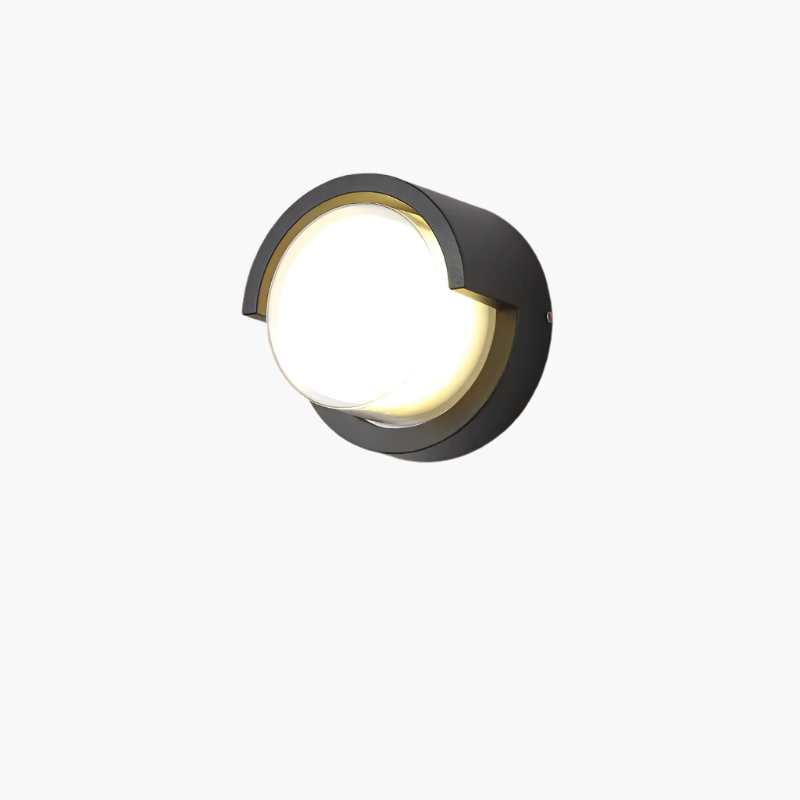 Utomhusvägglampa med rörelsesensor – Modern design