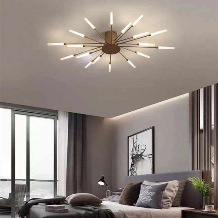 Stor modern LED-taklampa | LumenMax | Energibesparande