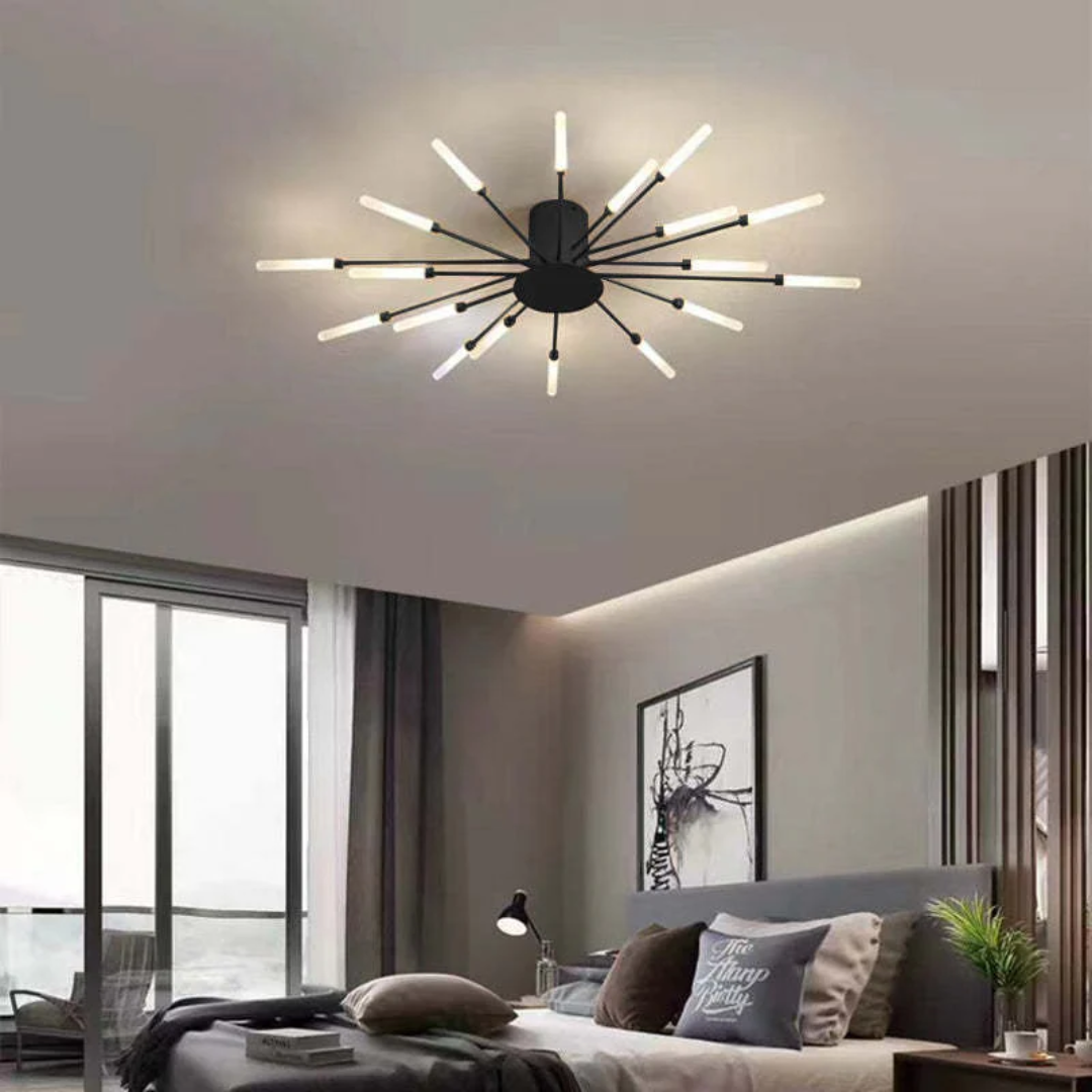 Stor modern LED-taklampa | LumenMax | Energibesparande