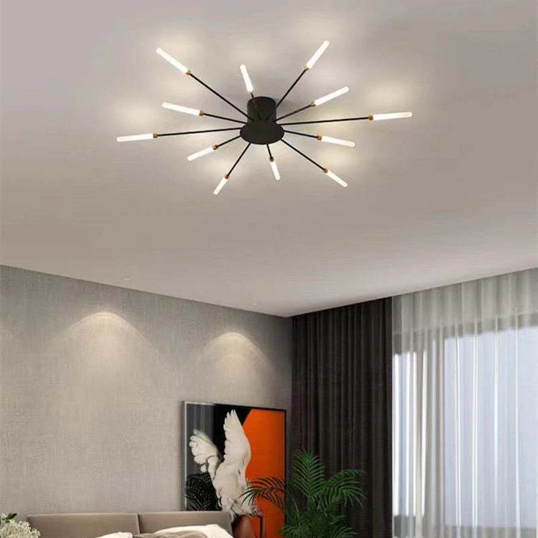 Stor modern LED-taklampa | LumenMax | Energibesparande