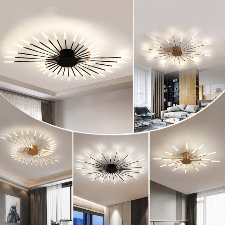 Stor modern LED-taklampa | LumenMax | Energibesparande
