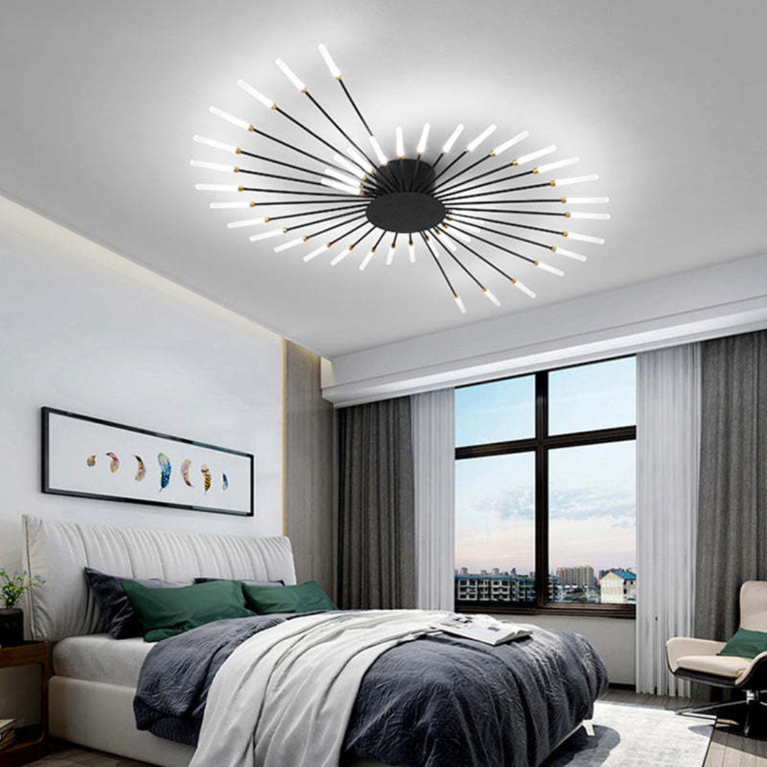 Stor modern LED-taklampa | LumenMax | Energibesparande
