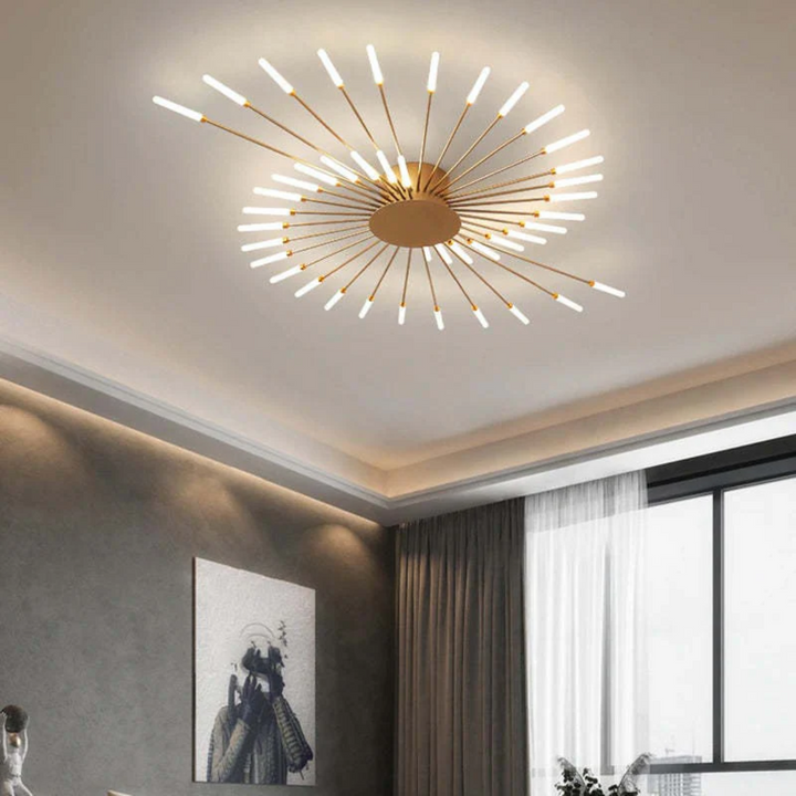 Stor modern LED-taklampa | LumenMax | Energibesparande