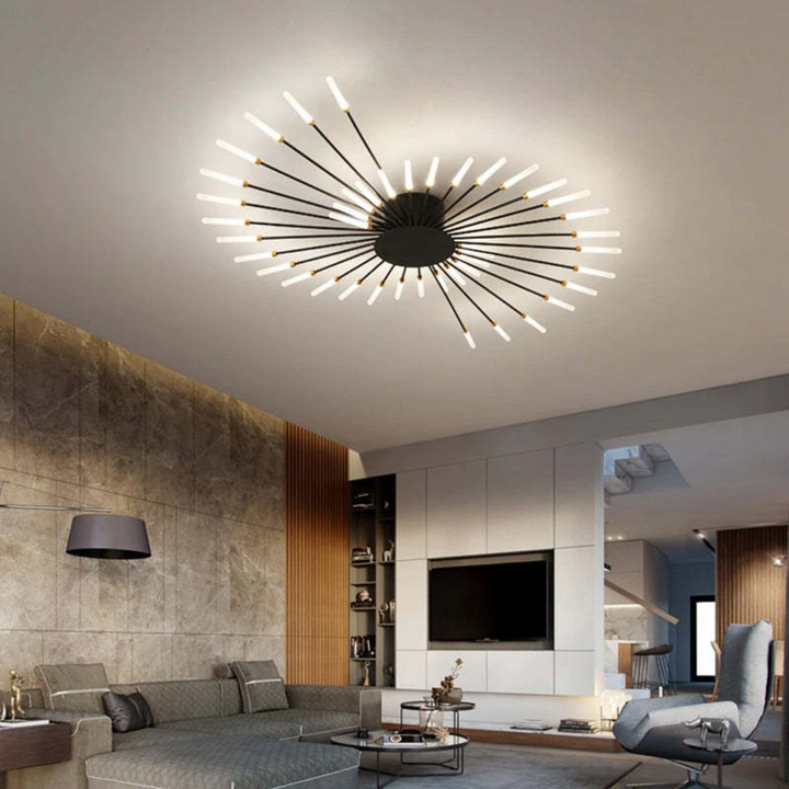 Stor modern LED-taklampa | LumenMax | Energibesparande