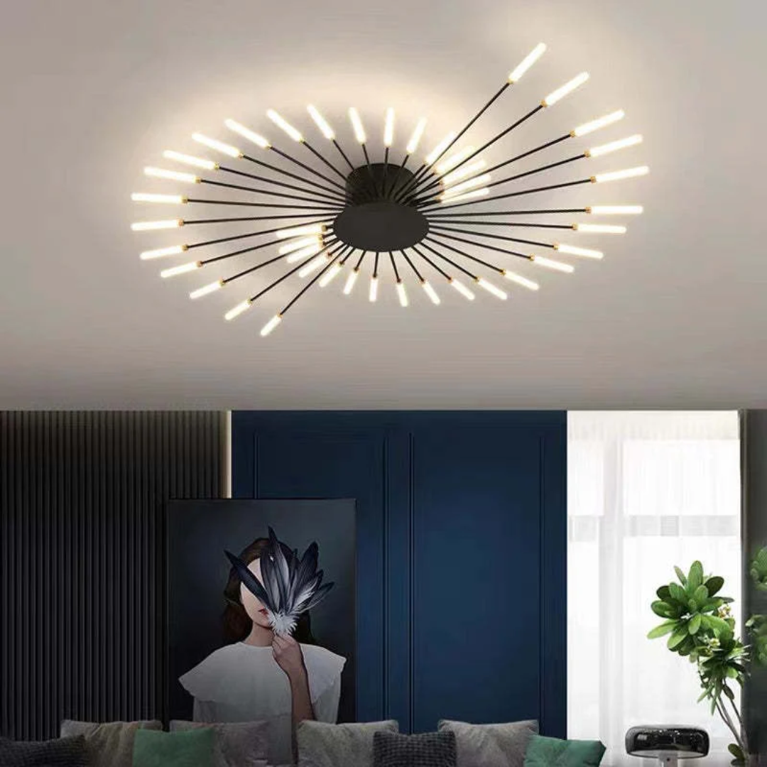 Stor modern LED-taklampa | LumenMax | Energibesparande