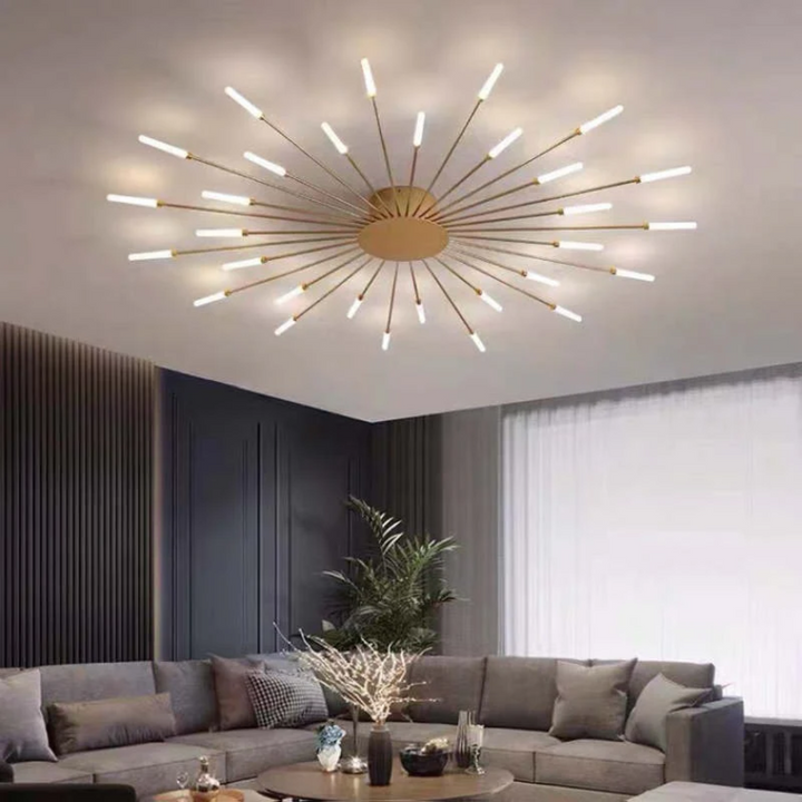 Stor modern LED-taklampa | LumenMax | Energibesparande