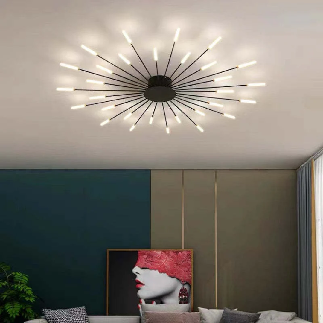 Stor modern LED-taklampa | LumenMax | Energibesparande