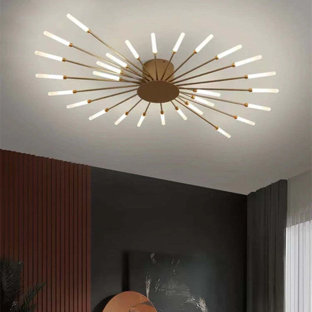 Stor modern LED-taklampa | LumenMax | Energibesparande