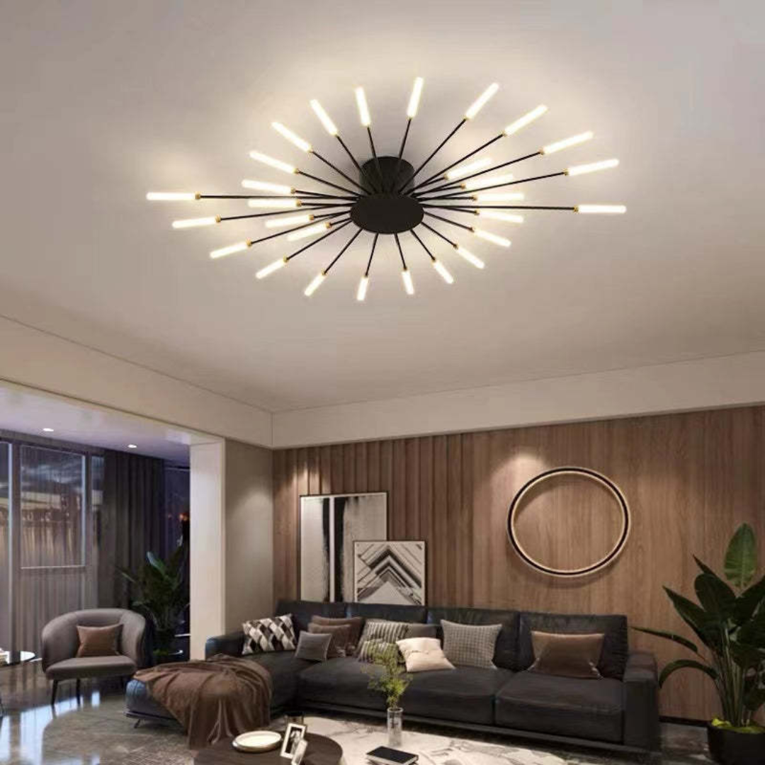Stor modern LED-taklampa | LumenMax | Energibesparande