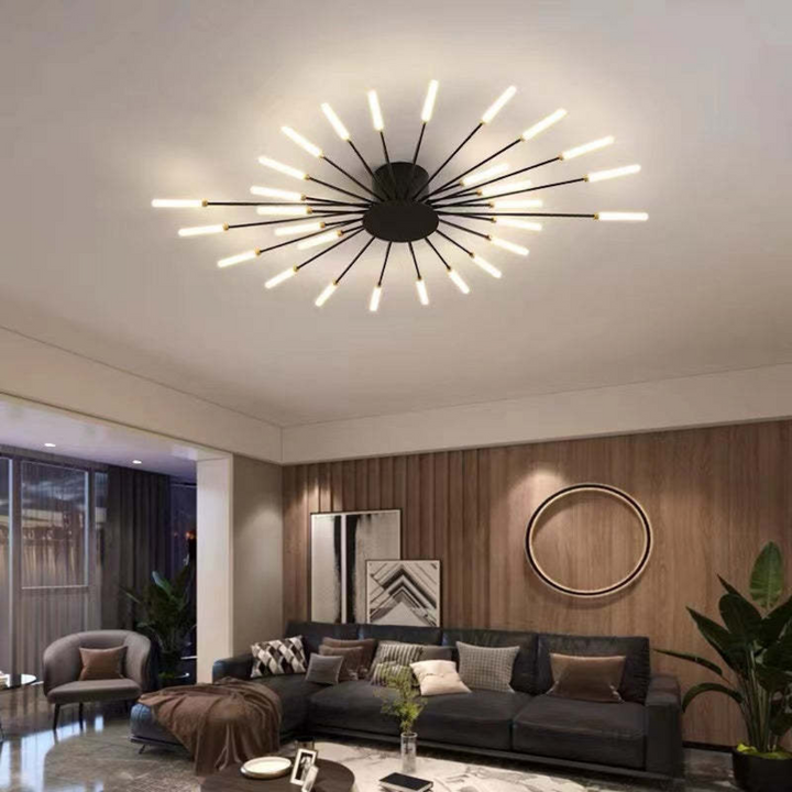 Stor modern LED-taklampa | LumenMax | Energibesparande