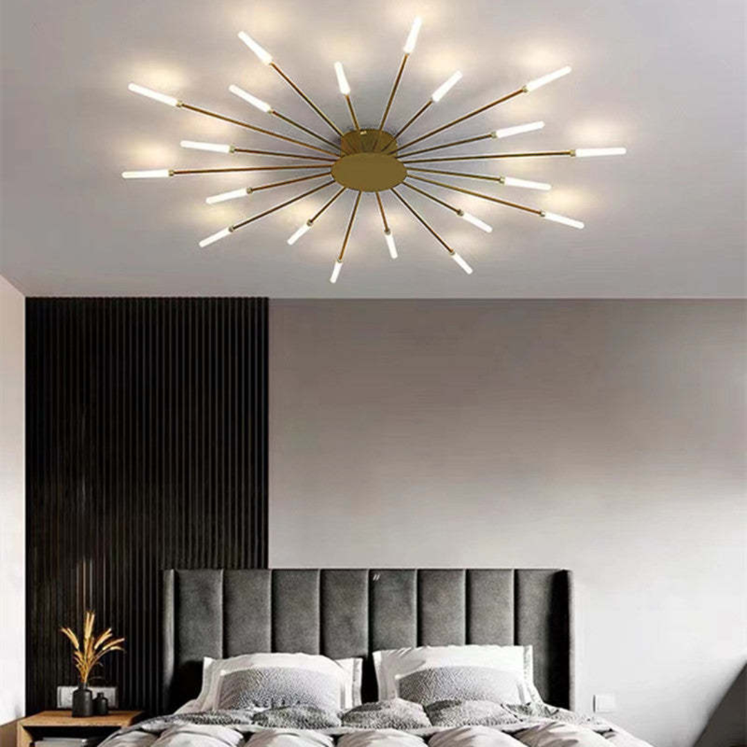 Stor modern LED-taklampa | LumenMax | Energibesparande