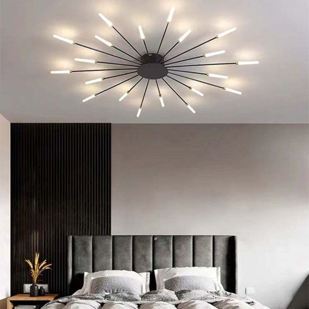 Stor modern LED-taklampa | LumenMax | Energibesparande
