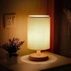 Moderne natbordslampe i træ
