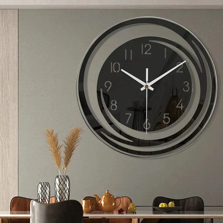Väggklocka - elegant och modern | Tyst klocka