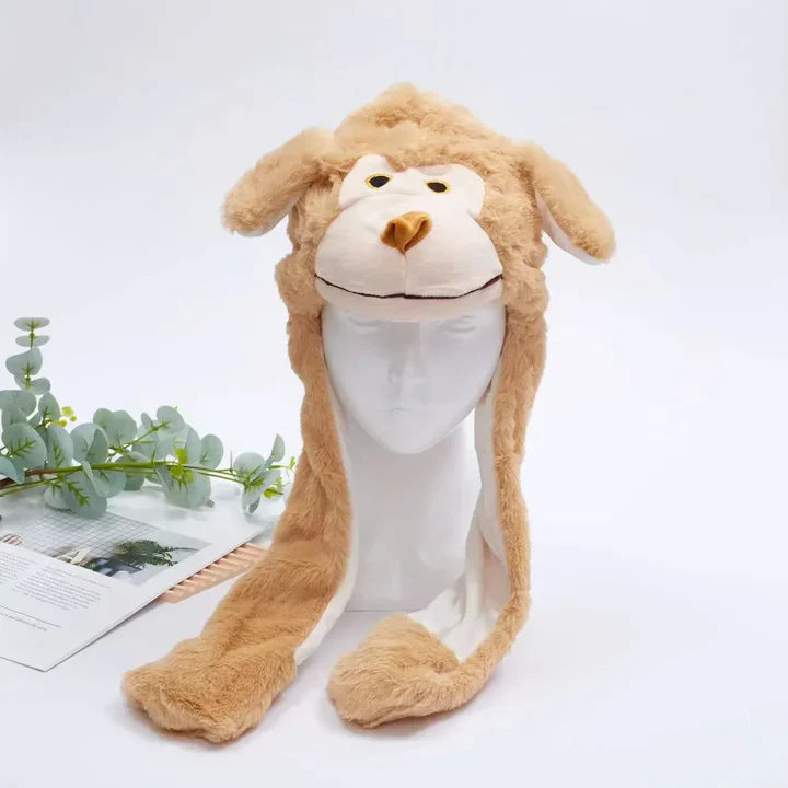 Bounce Bunny - söt mössa med rörliga öron för skoj och värme