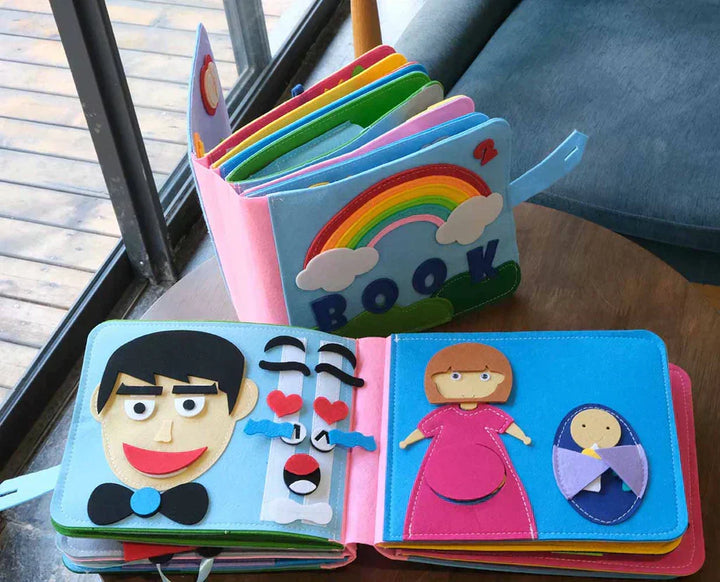 Montessori äventyrsbok - Berättelser i filt