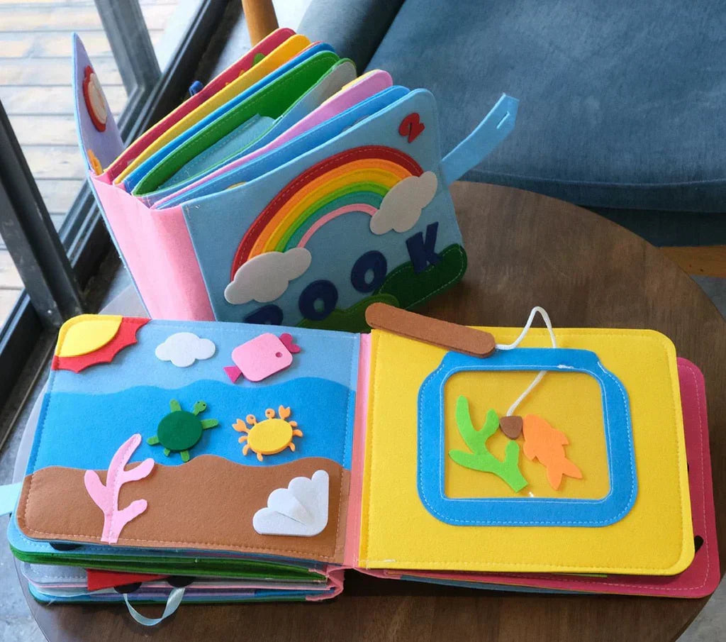 Montessori äventyrsbok - Berättelser i filt