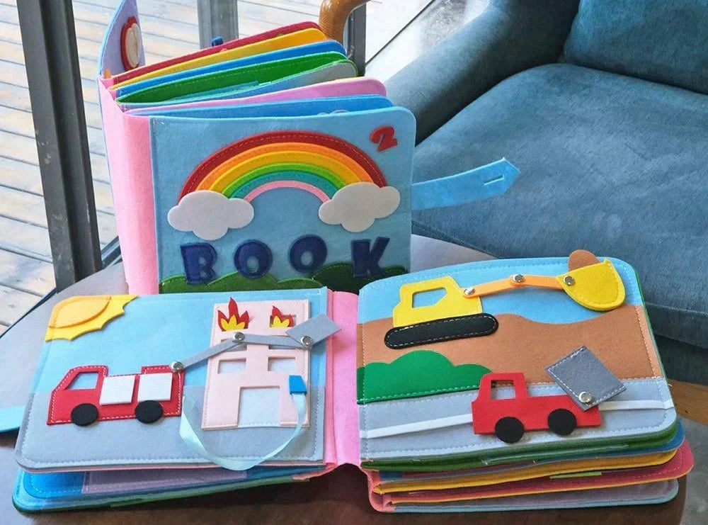 Montessori äventyrsbok - Berättelser i filt