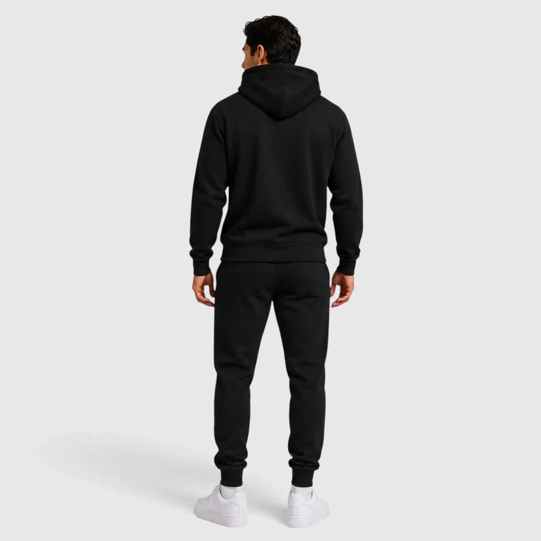 Loungeset för herr, huvtröja och joggingbyxor
