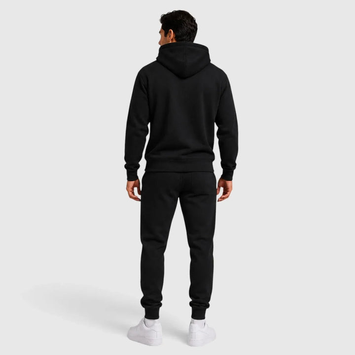 Loungeset för herr, huvtröja och joggingbyxor